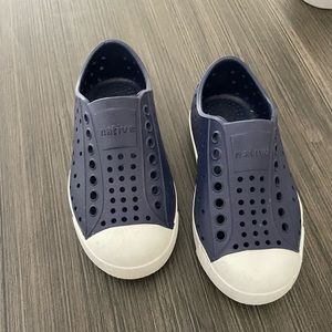 Navy blue Native shoes